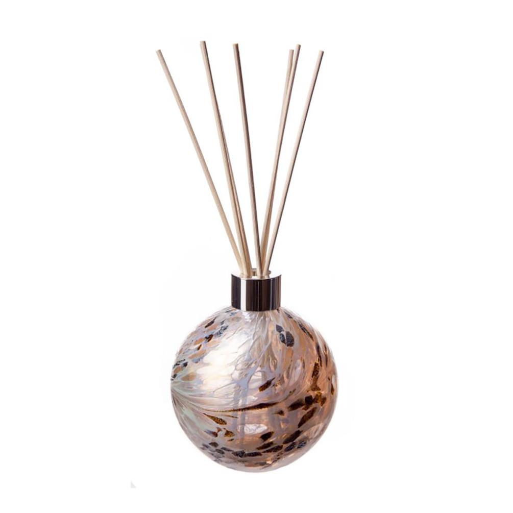 Amelia Art Glass White, Nude & Gold Sphere Reed Diffuser £15.74